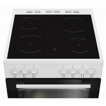 Indesit I6V5PMW Κουζίνα 66lt με Κεραμικές Εστίες Π60εκ. Λευκή